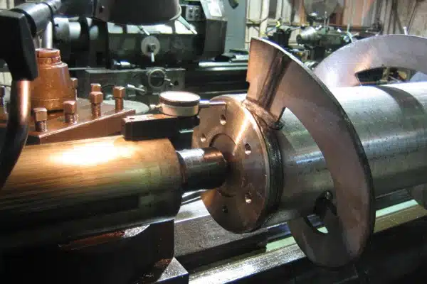 Screw Coupling Plates are Machined for True Alignment with Flanged Shafts