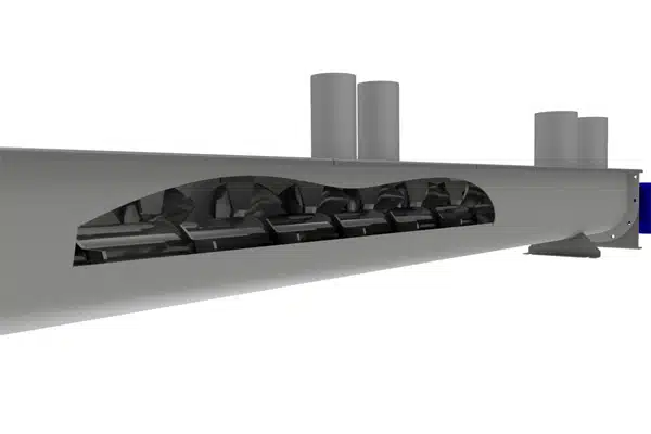 Cut Flights Promote Mixing and Agitation of Plastic Pellets & Regrind Flakes