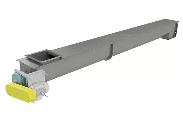 New KWS Screw Conveyor Transfers Saw Dust to Another Area of Process